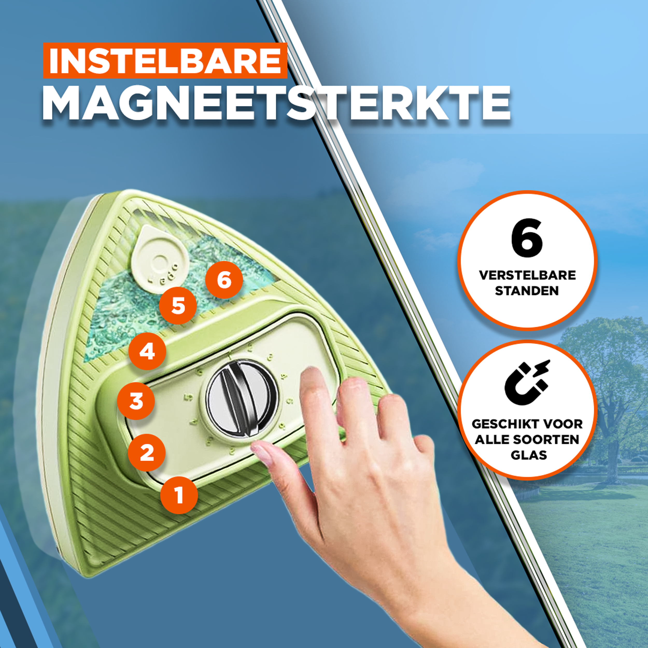 Magnetische Ramenwasser
