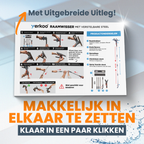 4-in-1 Raamwisser met telescoopsteel - Spons en sprayfunctie - 225 cm - Ruitenreiniger - Raamtrekker - Raamwasser – Ramenwasser