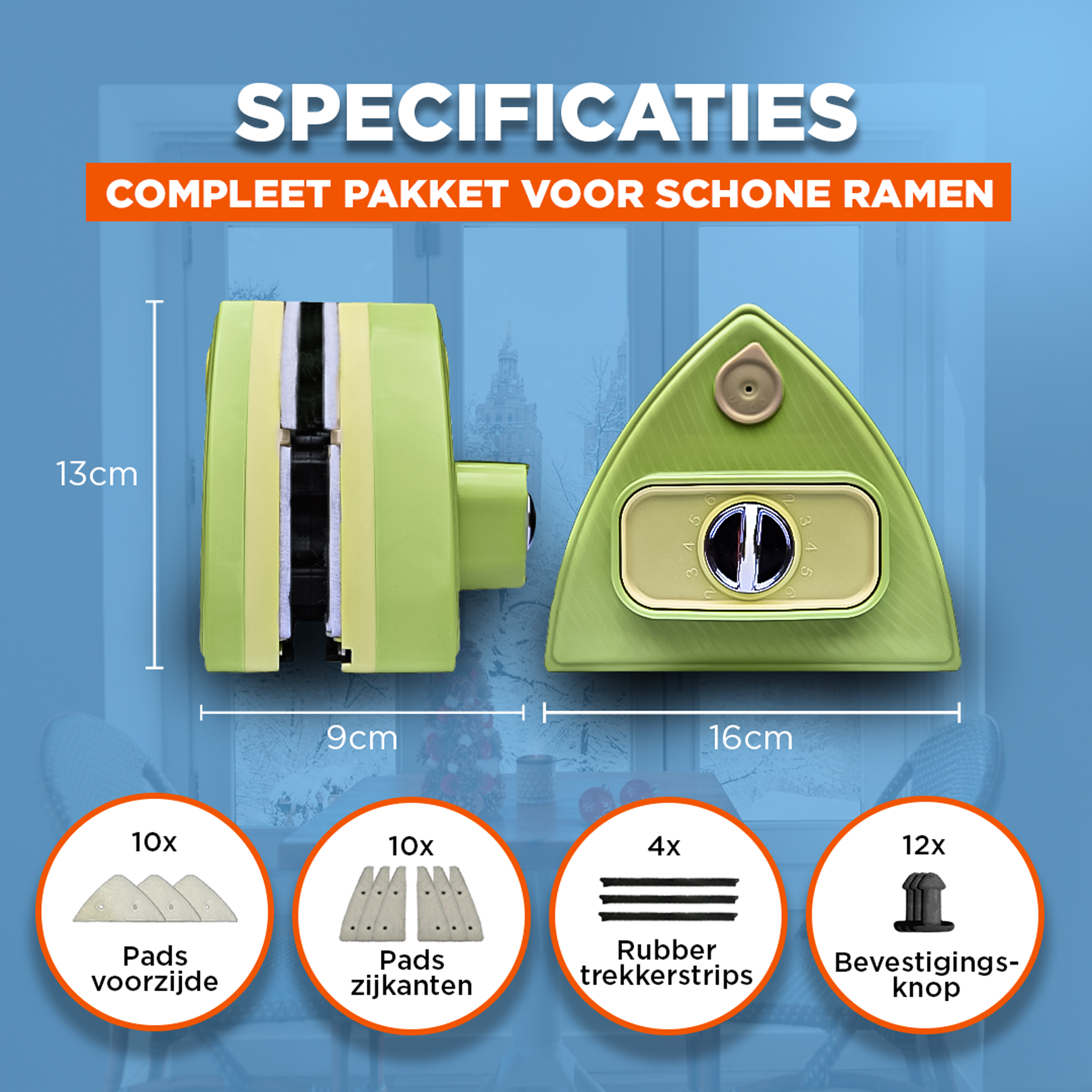 Magnetische Ramenwasser