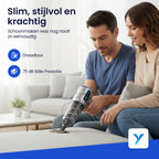 Yerkoo - Kruimeldief - Auto Stofzuiger - Handstofzuiger - Mini Stofzuiger - Stofzuiger Auto - Led scherm - Incl. Blaasfunctie