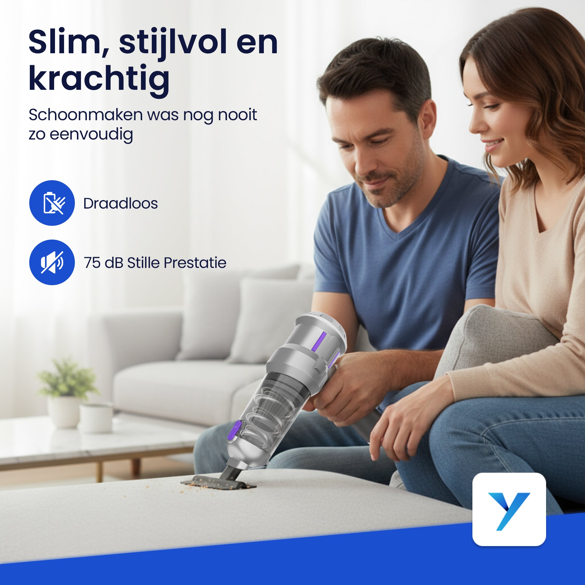 Yerkoo SwiftVac Mini Stofzuiger