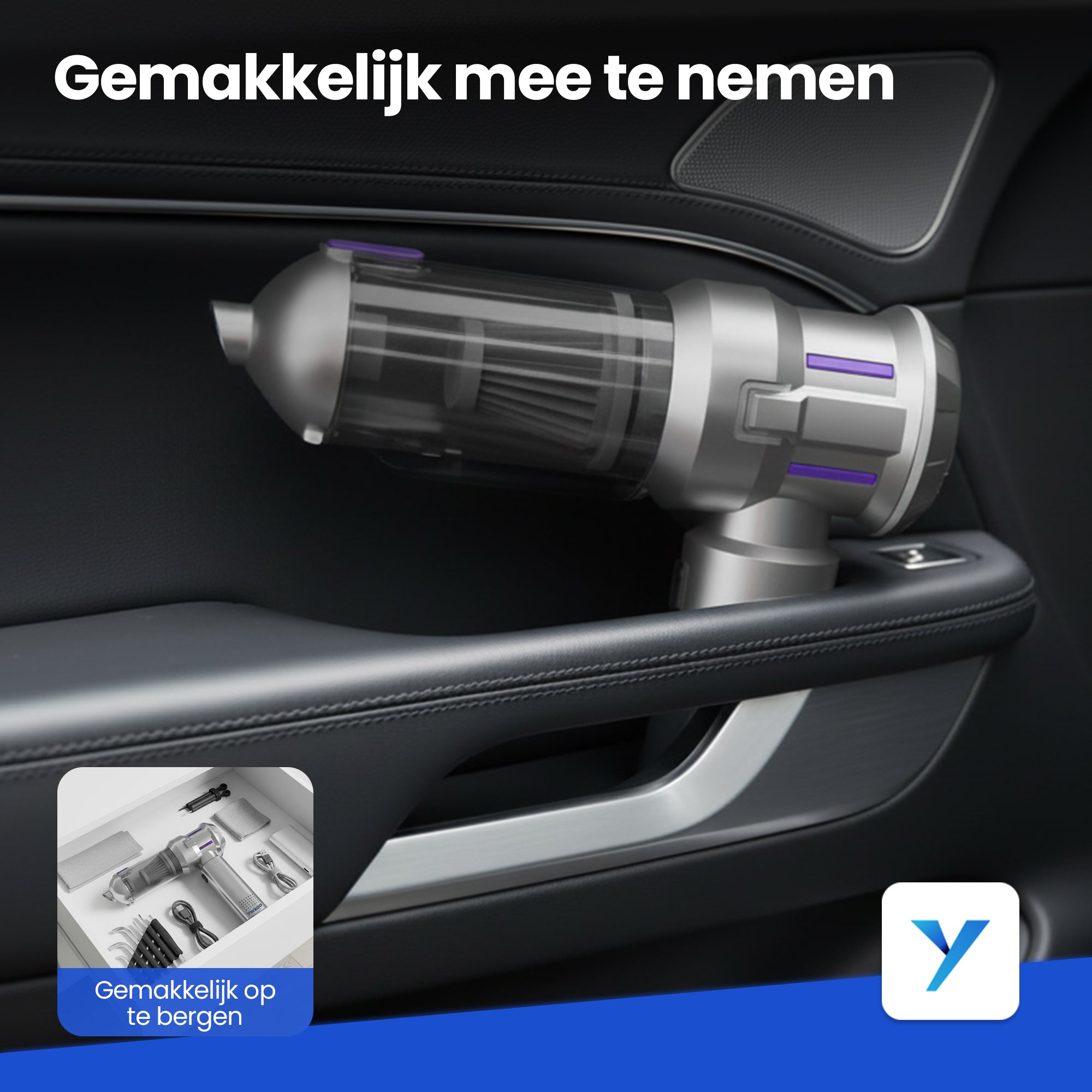 Yerkoo SwiftVac Mini Stofzuiger