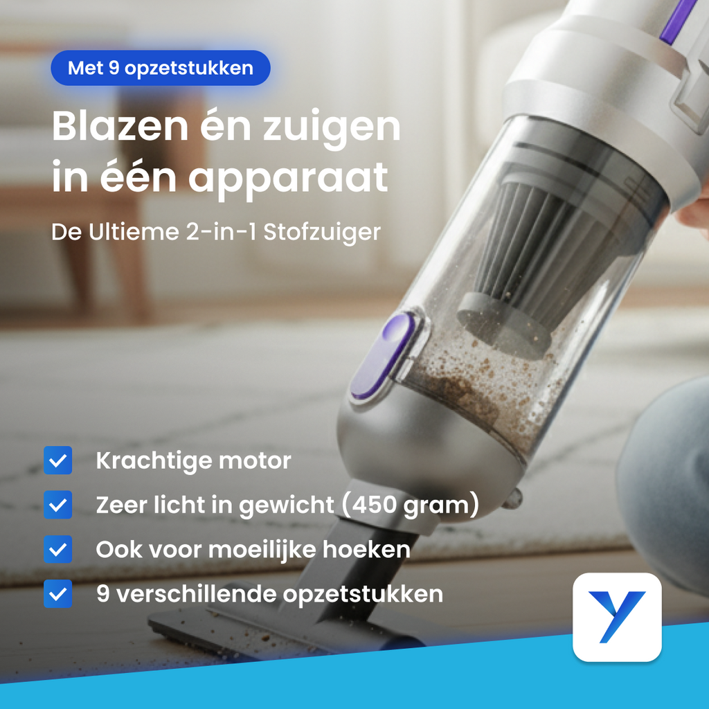 Yerkoo SwiftVac Mini Stofzuiger