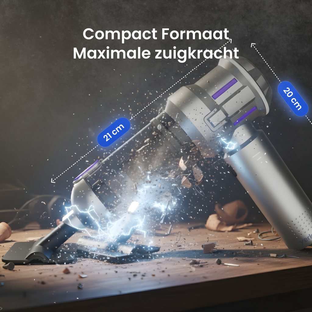 Yerkoo SwiftVac Mini Stofzuiger