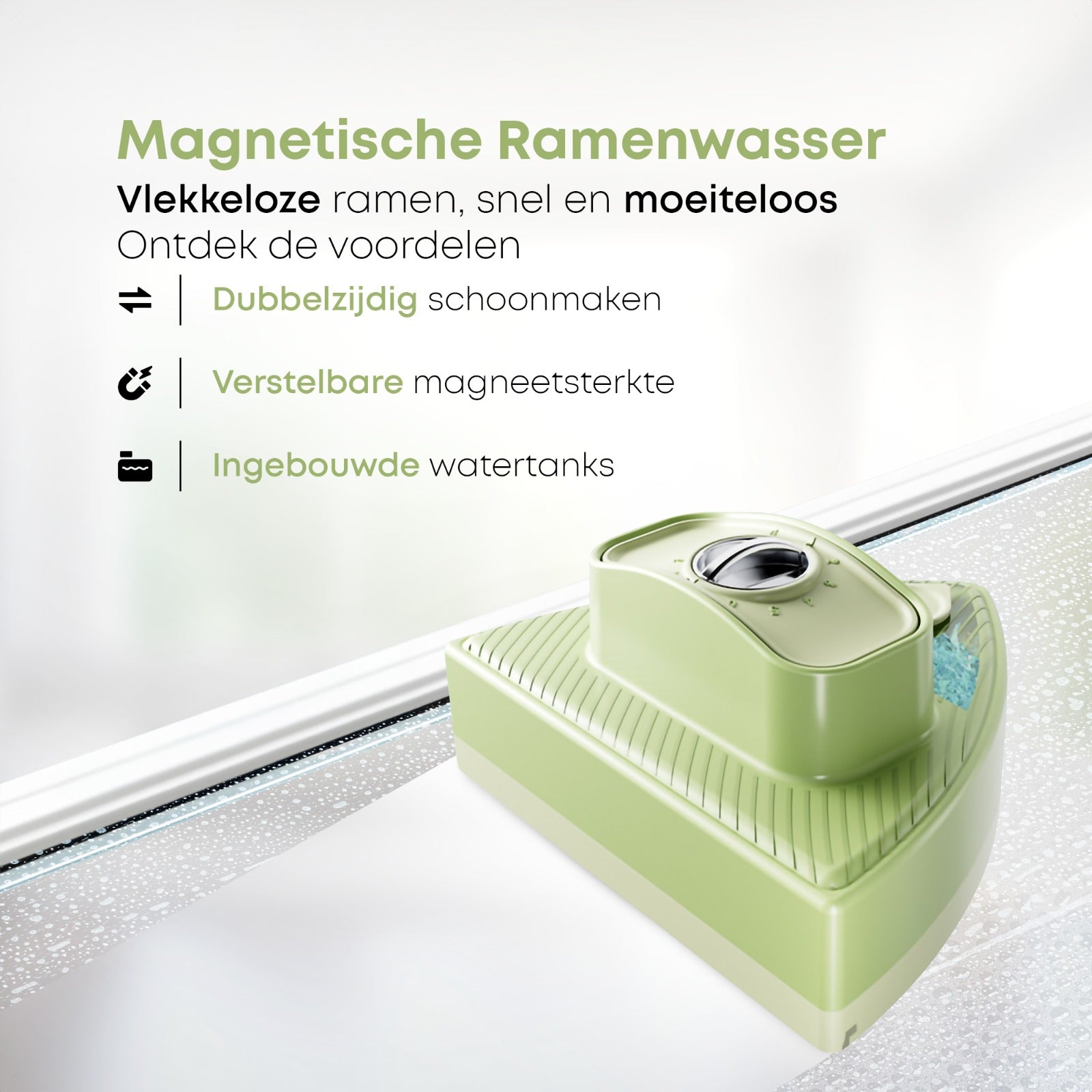 Magnetische Ramenwasser